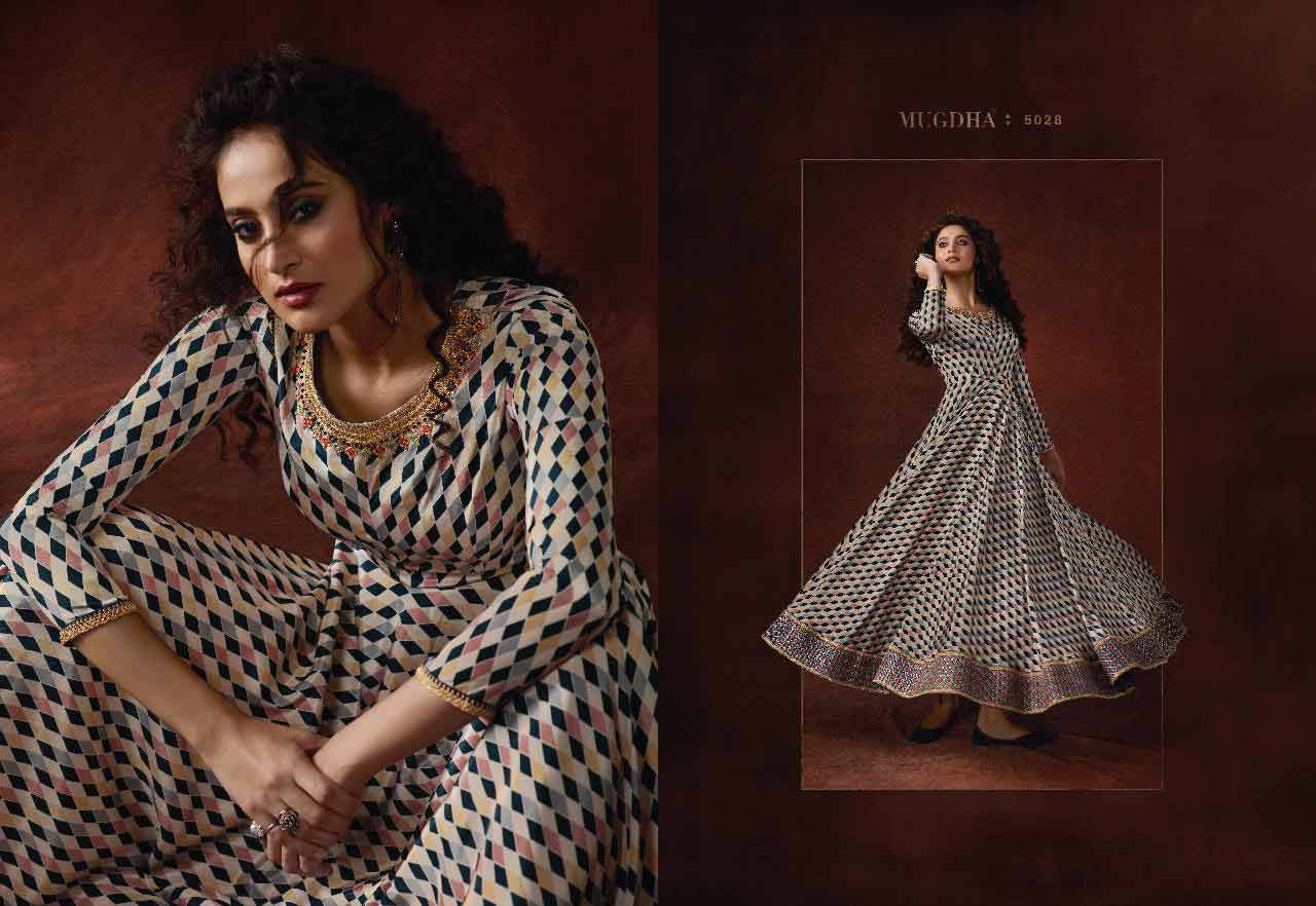 Mugdha Elite Vol-3 Silk Georgette Gown Sets Mugdha Elite Vol-3 Silk Georgette Gown Sets